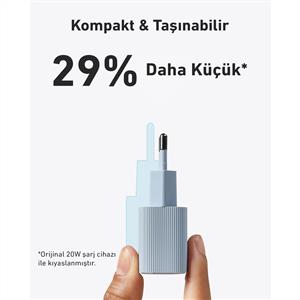 Anker Nano USB-C Duvar Şarj Cihazı (30W) - Beyaz