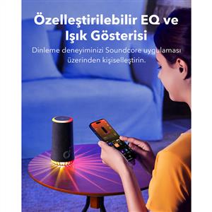 ANKER SOUNDCORE GLOW 30W TASINABILIR BLUETOOTH HOPARLÖR - SİYAH