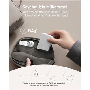 Anker MagGo Kablosuz Şarj İstasyonu (Katlanabilir 3'ü 1 Arada) - Beyaz