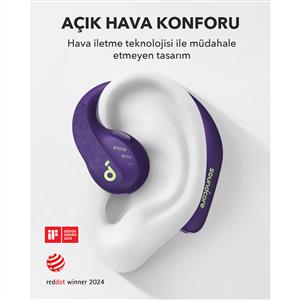 Anker AeroFit Pro Kulak İçi Bluetooth Kulaklık - Mor