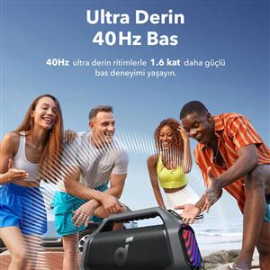 ANKER SOUNDCORE BOOM 2 PLUS BLUETOOTH HOPARLÖR - SİYAH