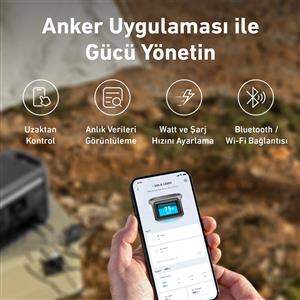 Anker Solix C800X 768Wh 1200W-Taşınabilir Güç Kaynağı