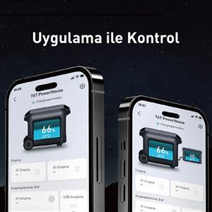 Anker PowerHouse 767 Taşınabilir Güç Kaynağı 2048Wh 2400W Ev Karavan- Dış Mekan Kullanım