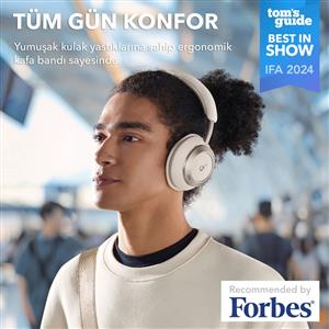 Anker Soundcore Space One Pro Katlanabilir Kulak Üstü Bluetooth Kulaklık - Beyaz