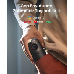 Anker Nebula Capsule Air Google TV Akıllı Taşınabilir Projeksiyon Cihazı - Siyah