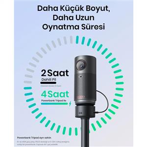 Anker Nebula Capsule Air Google TV Akıllı Taşınabilir Projeksiyon Cihazı - Siyah