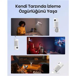 Anker Nebula Capsule Air Google TV Akıllı Taşınabilir Projeksiyon Cihazı - Beyaz
