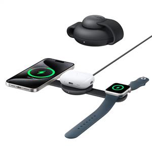 Anker MagGo 3in1 Kablosuz Katlanır Şarj Cihazı - Siyah