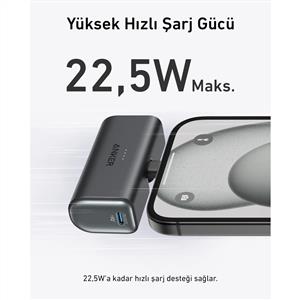 Anker Nano Power Bank USB-C 5000mAh - Beyaz