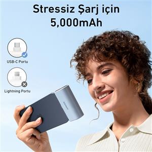 Anker Nano Power Bank USB-C 5000mAh - Mavi