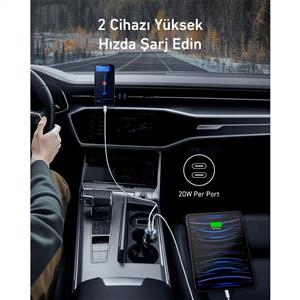 Anker PowerDrive III Duo Araç Şarjı 2 X 20W