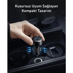 Anker PowerDrive III Duo Araç Şarjı 2 X 20W