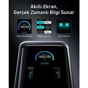 Anker Prime 14-in-1 160 W Şarj İstasyonu - Gri