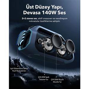 ANKER SOUNDCORE BOOM 2 PLUS BLUETOOTH HOPARLÖR - MAVİ