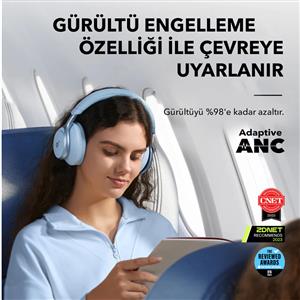 Anker Soundcore Space One Kulak Üstü Bluetooth Kulaklık - Pembe