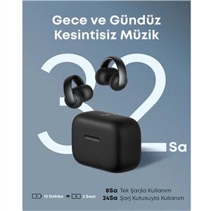 Anker Soundcore AeroClip OWS Klipsli Kulaklık - Siyah