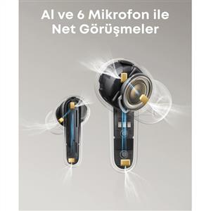 Anker Soundcore P41i Dahili Powerbank Özellikli TWS Kulaklık - Siyah