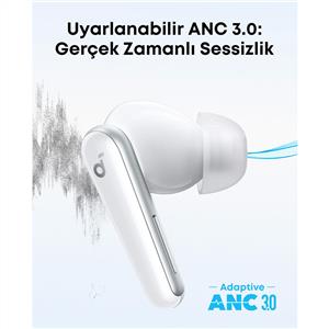 Anker Soundcore Liberty 5 TWS Dolby Audio ANC Bluetooth Kulaklık - Beyaz