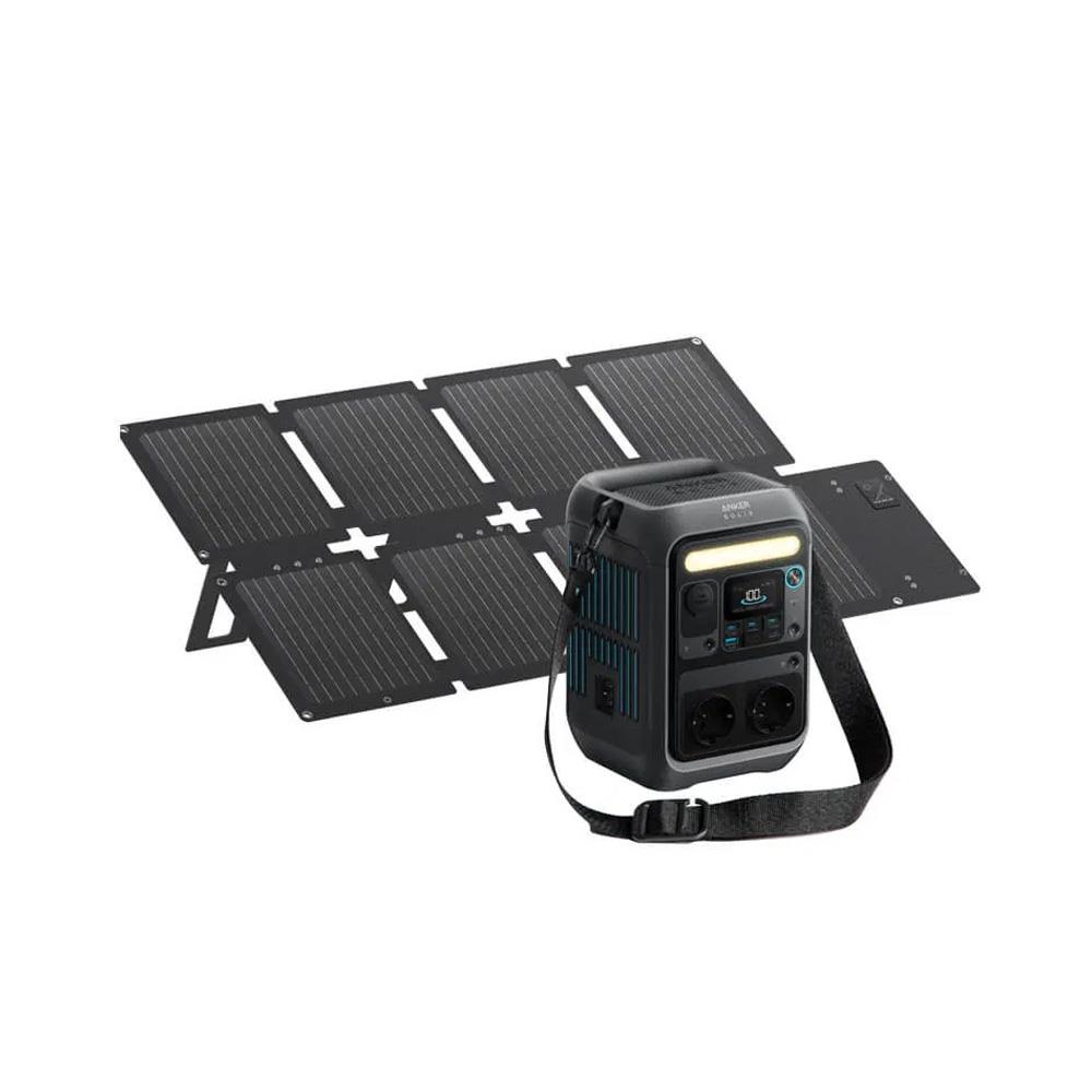 Anker Solix C300X AC 288 Wh 600W Tasinabilir Güç Kaynagi + PS60 60W Günes Paneli