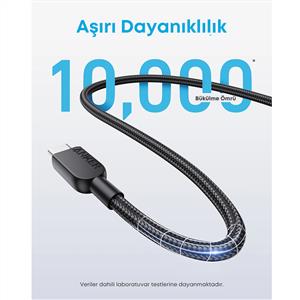 Anker Usb-C to Usb-C 1,8m 240w Kablo - Siyah