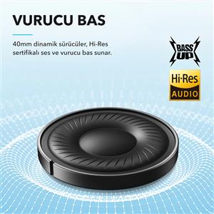 Anker SoundCore Life Q20i Kulak Üstü Bluetooth Kulaklık - Pembe