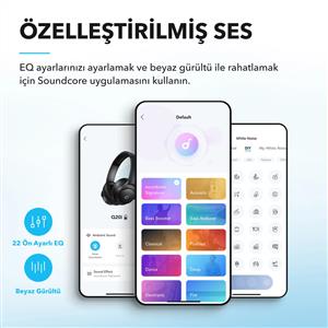 Anker SoundCore Life Q20i Kulak Üstü Bluetooth Kulaklık - Pembe
