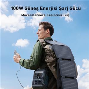 Anker Solix C300X DC + 60W Solar Panel - B1728