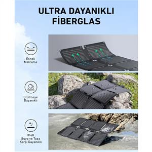 Anker Solix C300X DC + 60W Solar Panel - B1728