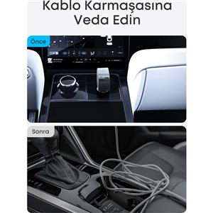 Anker Nano Araç Şarjı (75W, USB-C Port, USB-C Cable) - Gri