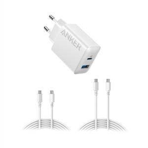 Anker 20W Şarj Aleti ( 2 Portlu ) - Beyaz
