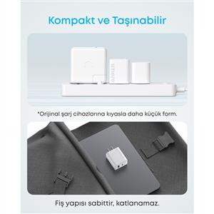 Anker 20W Şarj Aleti ( 2 Portlu ) - Beyaz