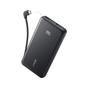 Anker Zolo Power Bank 10.000 mAh 22.5W USB-C Kablo - Siyah