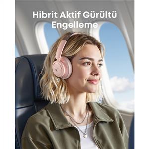 Anker SoundCore Life Q30 Kulak Üstü Bluetooth Kulaklık- Pembe