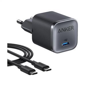 ANKER Nano Şarj Aleti 45W ( Usb-C Kablo Dahil ) - Siyah