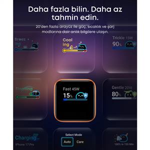 ANKER Nano Şarj Aleti 45W ( Usb-C Kablo Dahil ) - Beyaz