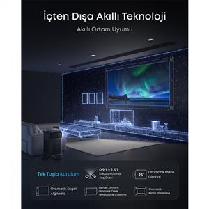Anker Soundcore Nebula X1 Pro, 3500 A.Lümen Taşınabilir Projeksiyon Cihazı