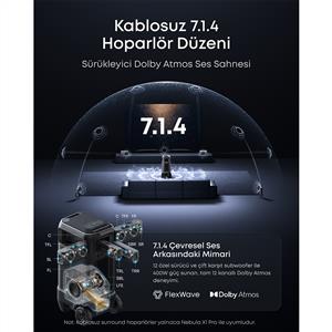 Anker Soundcore Nebula X1 Pro, 3500 A.Lümen Taşınabilir Projeksiyon Cihazı