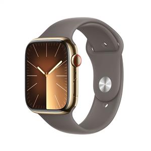 Apple Watch Series 9 GPS + Cellular 45mm Gold Stainless Steel Clay Band - S/M