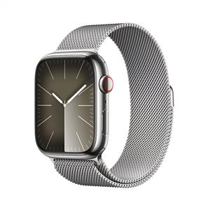 Apple Watch Series 9 GPS + Cellular 45mm Silver Stainless Silver Milanese Loop
