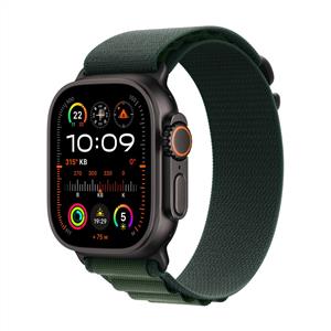 Apple Watch Ultra 2 GPS + Cellular 49mm Black Titanium Case Dark Green Alpine Loop L 2024