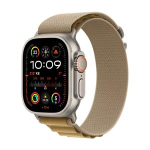 Apple Watch Ultra 2 GPS + Cellular 49mm Natural Titanium Case with Tan Alpine Loop- L 2024