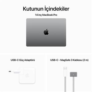 MacBook Pro MTL83TU/A M3 8Gb-1Tb Ssd-Liquid Retina-14inc-Uzay Grisi