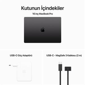 MacBook Pro MRW33TU/A M3 Max 36Gb-1Tb Ssd-Liquid Retina-16inc-Uzay Siyahı
