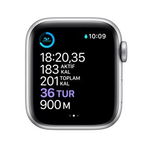 Apple Watch Series 6 GPS, 40mm Silver Aluminium Case with White Sport Band