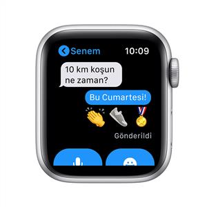 Apple Watch Series 6 GPS, 40mm Silver Aluminium Case with White Sport Band