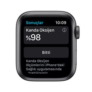 Apple Watch Series 6 GPS, 40mm Space Gray Aluminium Case with Black Sport Band