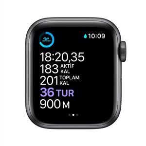 Apple Watch Series 6 GPS, 40mm Space Gray Aluminium Case with Black Sport Band
