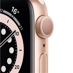 Apple Watch Series 6 GPS, 40mm Gold Aluminium Case with Pink Sand Sport Band