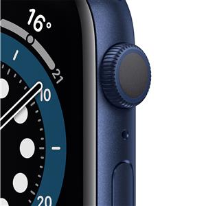 Apple Watch Series 6 GPS, 44mm Blue Aluminium Case with Deep Navy Sport Band