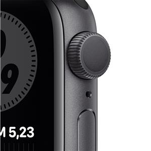 Apple Watch Nike Series 6 GPS, 40mm Space Gray Aluminium Case with Anthracite/Bl